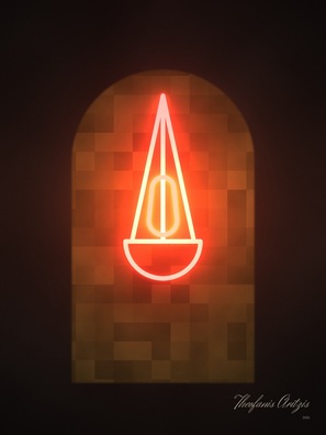 Votive Lamp, 2026, from Votive Lights for the Data by Theofanis Aritzis