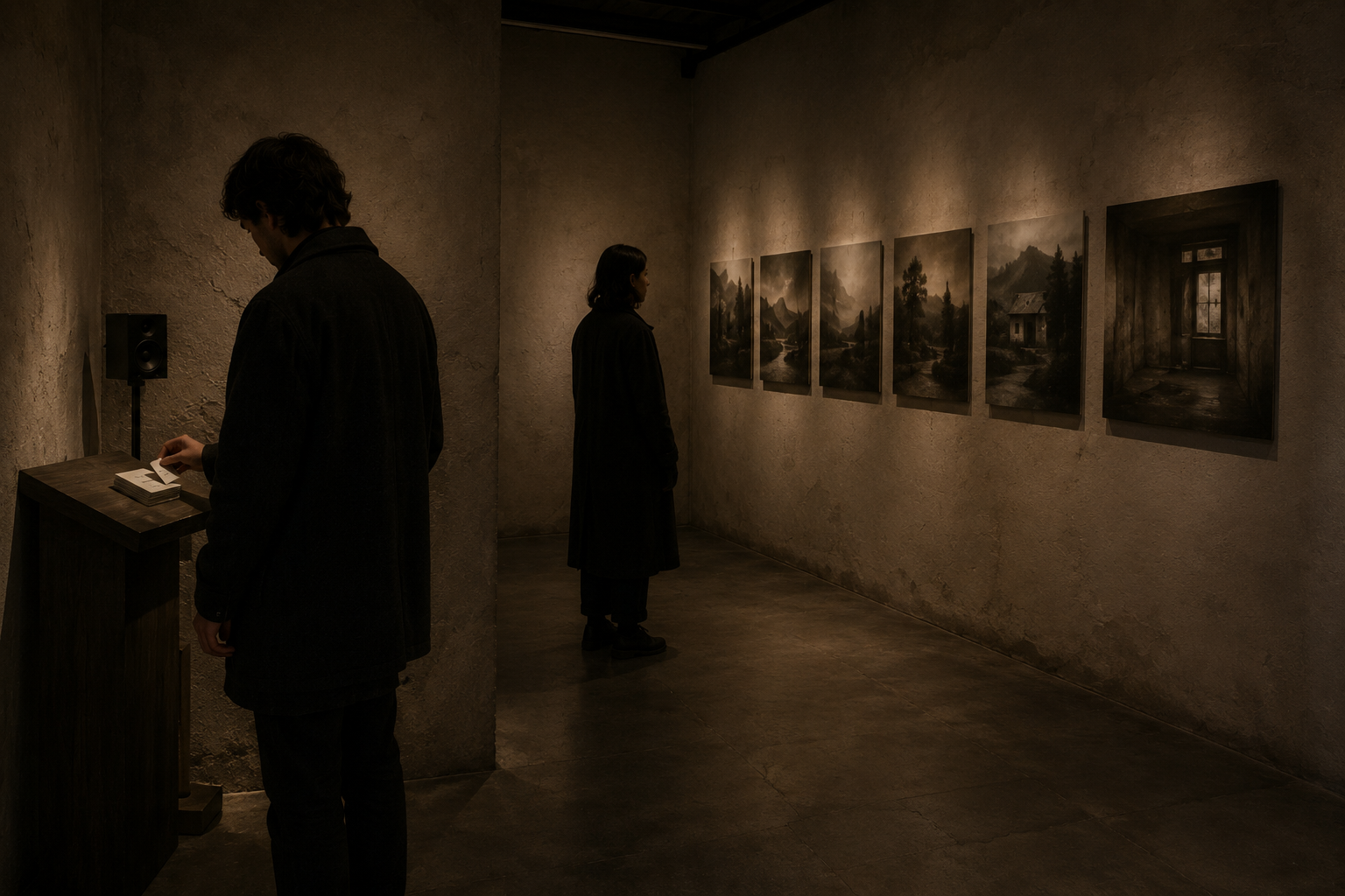 Small exhibition configuration visitor journey